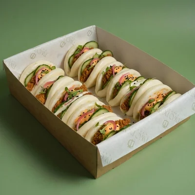 Chicken Bao Bun Platter