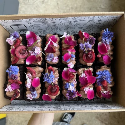 No Gluten Double Chocolate Little Cakes