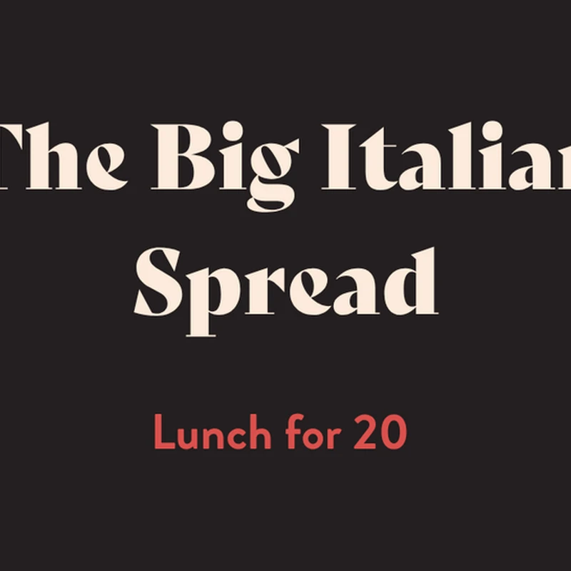 The Big Italian Spread