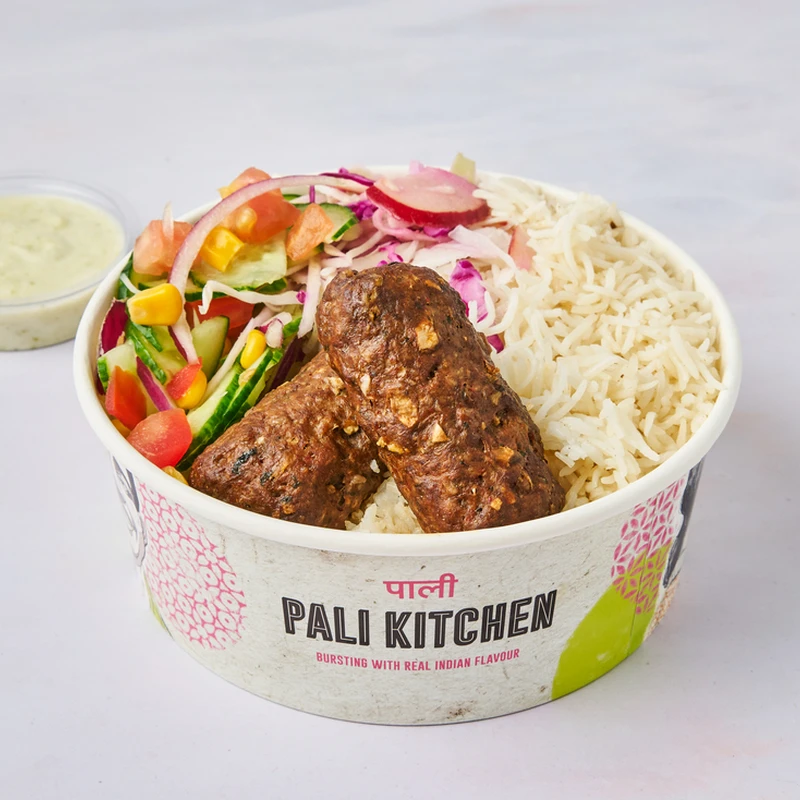 Lamb Sheekh Kebab Rice Bowl