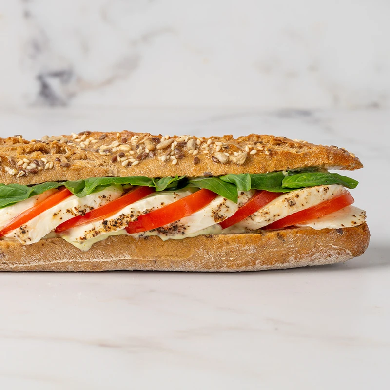 Caprese on Multigrain Sourdough (V)