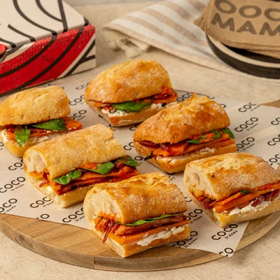 SMALL PLATTER - Vegan Rainbow Ciabatta (VE) - Updated