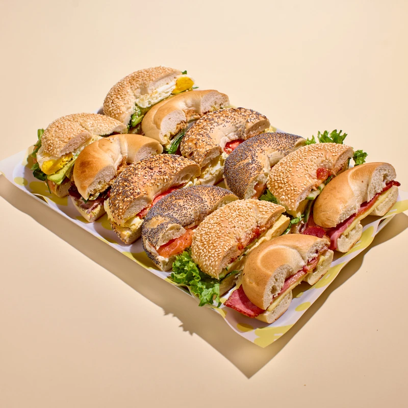 NEW! Brunch Bagel Platter