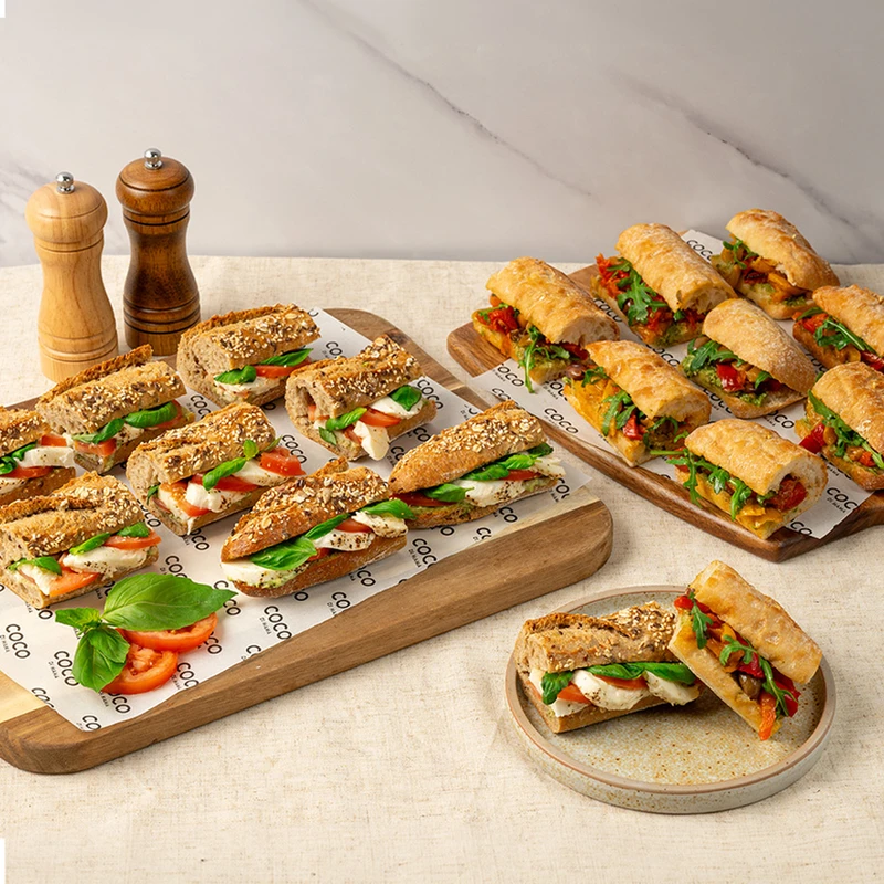 Veggie Sandwich Platter (V) - Updated