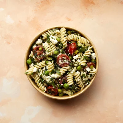 Pasta, Feta and Truffle Oil