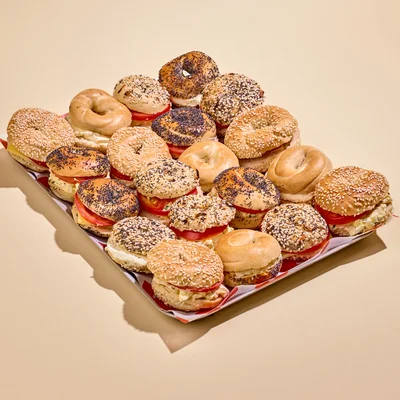 Veggie Mini Bagel Platter
