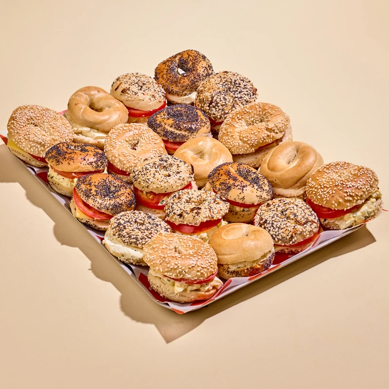 Veggie Mini Bagel Platter