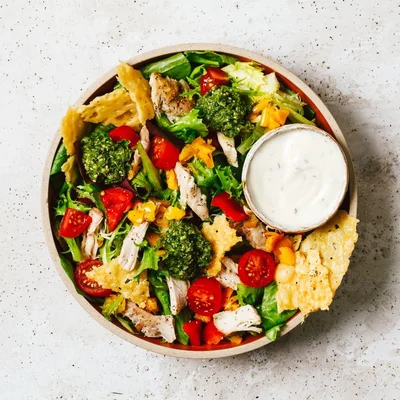 Parmesan chicken salad