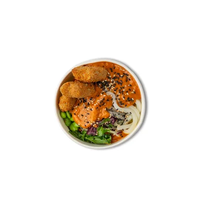 Yaki Udon & THIS Goujons & Thai Red Sauce