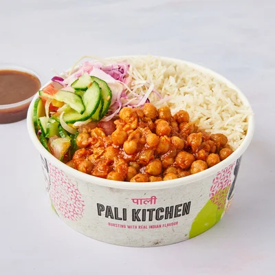 Chana Masala Rice Bowl