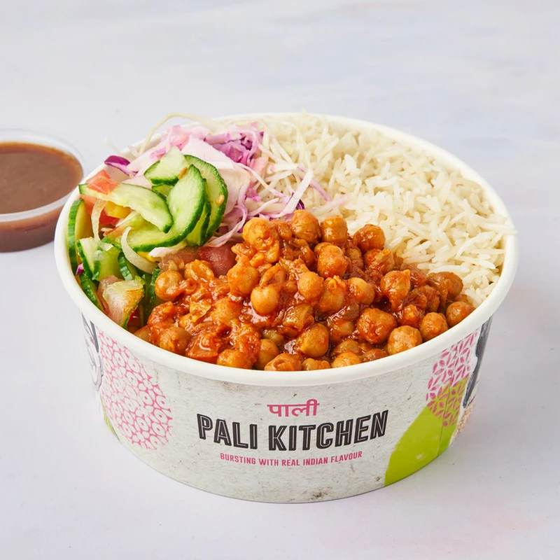 Chana Masala Rice Bowl