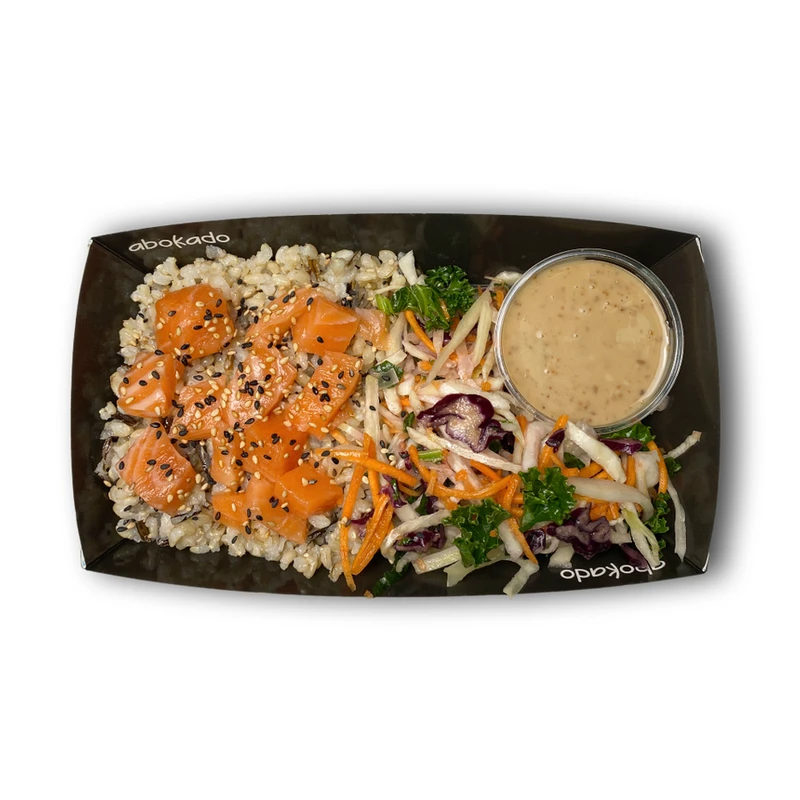 Salmon Tartare & Wild Rice Salad