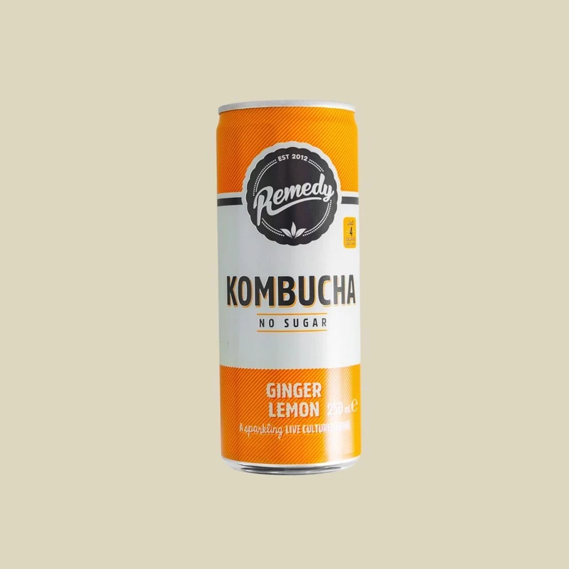 Remedy Ginger & Lemon Kombucha
