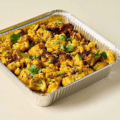 Turmeric + Lemon Roasted Cauliflower (feeds 10)