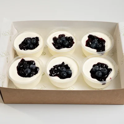 Greek Yoghurt with Blueberry & Blackcurrant Pot