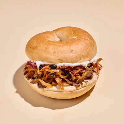 NEW! Sticky Soy Mushroom Bagel