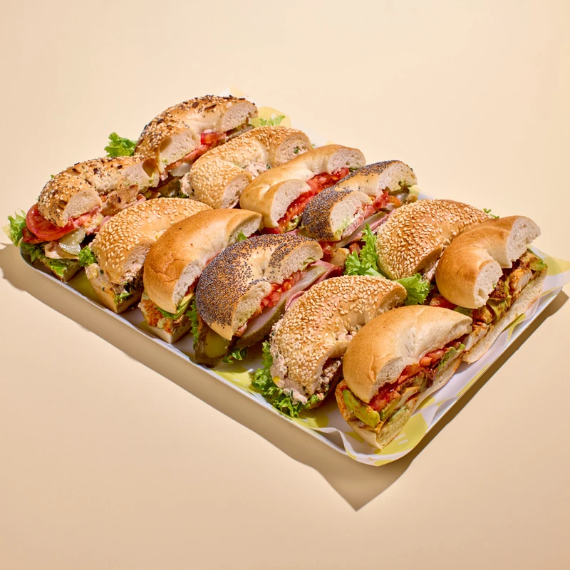 NEW! Mediterranean Bagel Platter