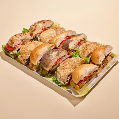 NEW! Mediterranean Bagel Platter