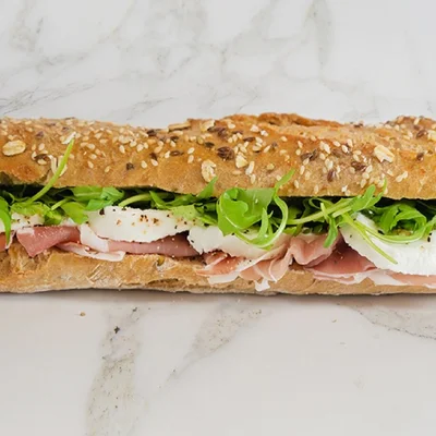 Prosciutto & Mozzarella Multigrain Sourdough