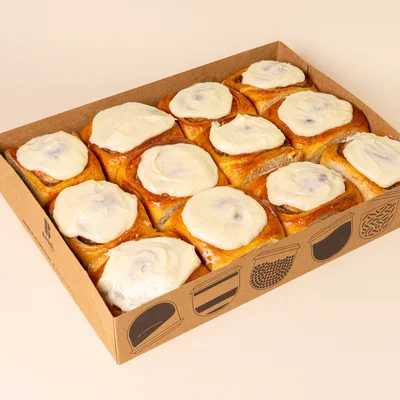 Cream Crowned Cinnabun Platter