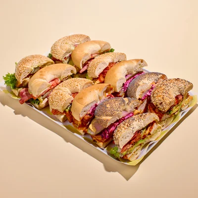 Chicken Bagel Platter