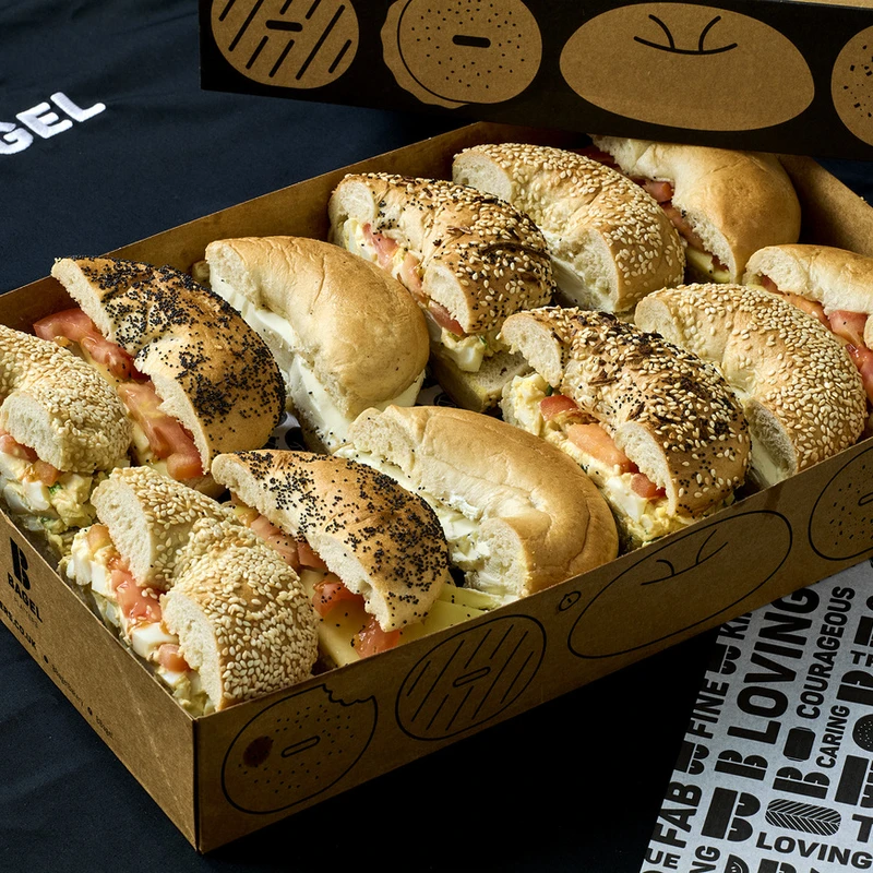 Veggie Bagel Platter