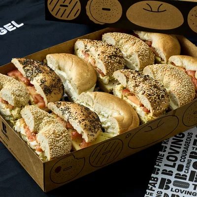 Veggie Bagel Platter