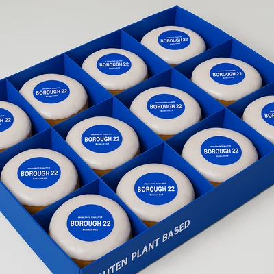 Corporate Branded Doughnut Box (24 Glazed Ring Doughnuts)
