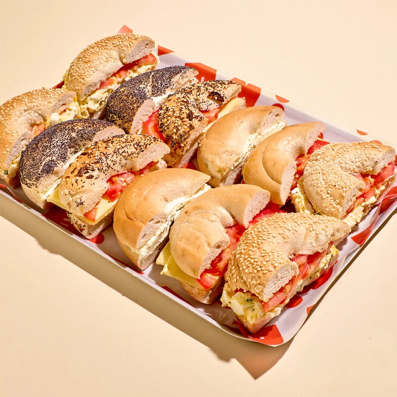 Veggie Bagel Platter