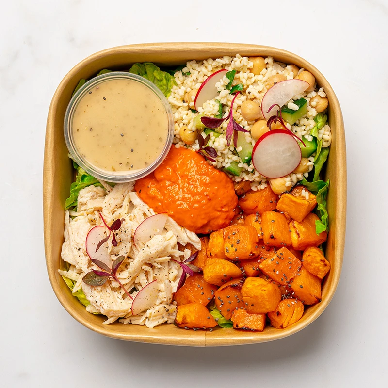 Pulled Lemon Chicken Balance Bowl