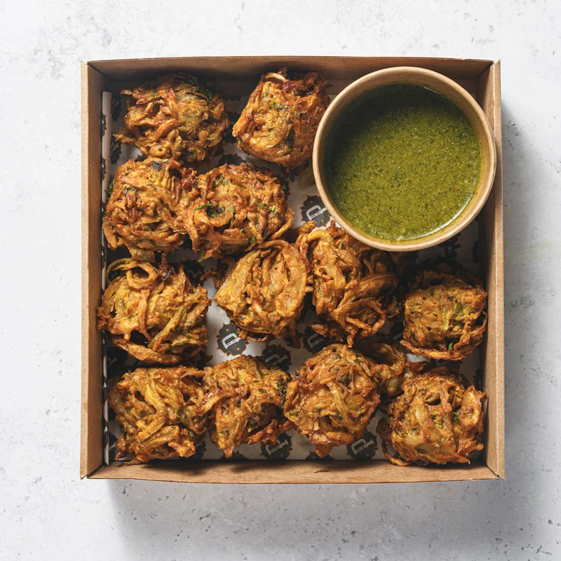 Onion Pakora Platter