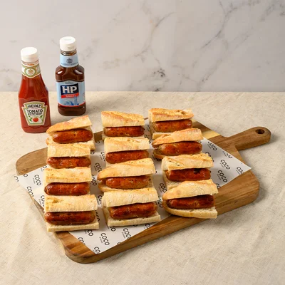 PLATTER - Hot Breakfast Sausage Baguette