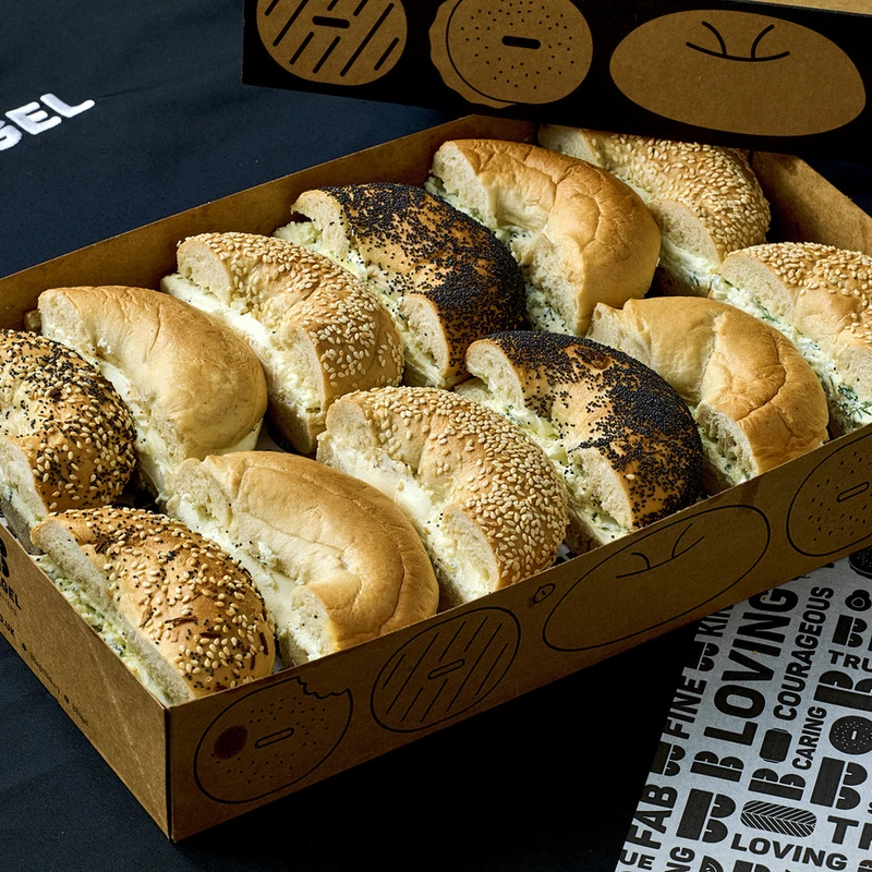 Plant-Based Cream Cheese Bagel Platter