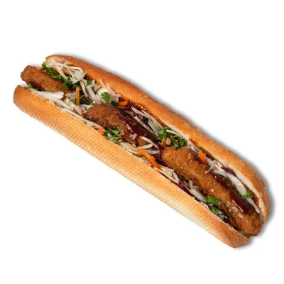 Tonkatsu BBQ "Chicken" Banh Mi