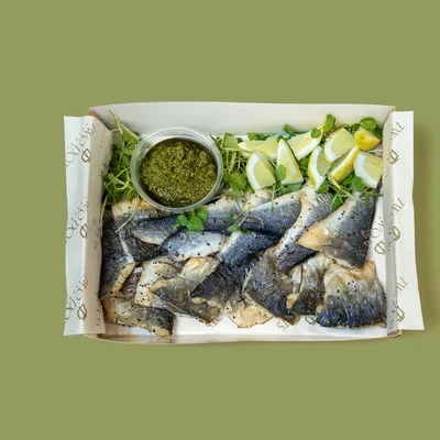 Grilled Seabass with Salsa Verde