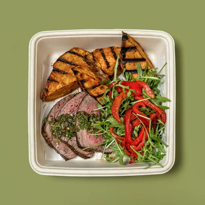 Chimichurri Beef & Sweet Potato Bowl