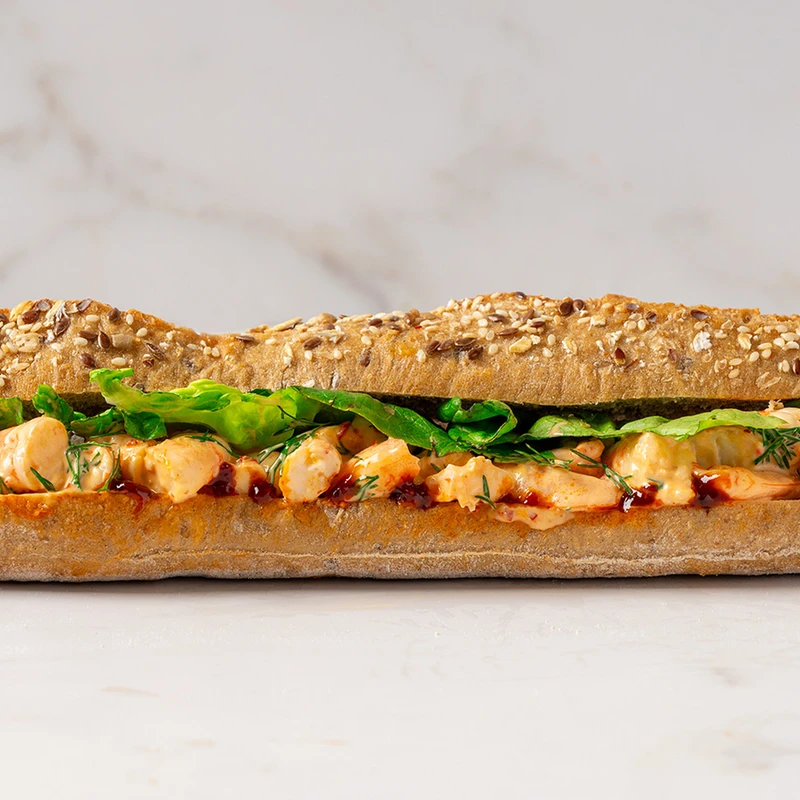 NEW! Prawn Piccante on Multigrain Sourdough