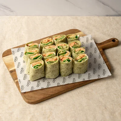 NEW! PLATTER - Hot Smoked Salmon Wrap