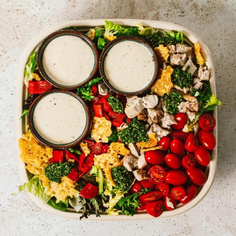 Parmesan Chicken Salad Platter