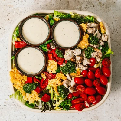Parmesan Chicken Salad Platter