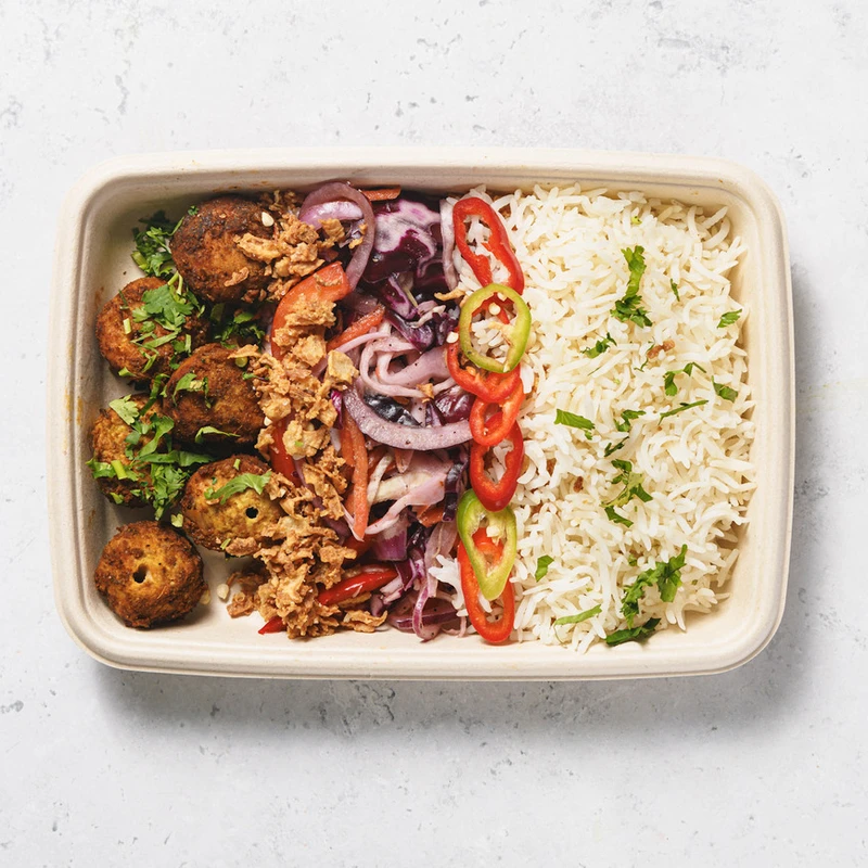 Vegan 'Chicken' Karma Plate
