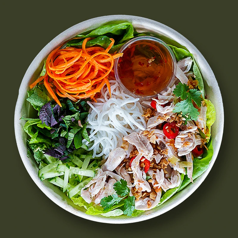 Pulled Chicken Noodle Salad