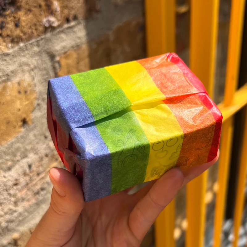 Pride Wrapped Brownies