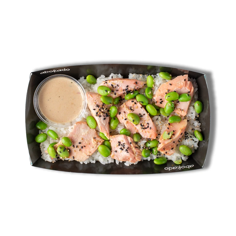 "On rice" Salad + Snack