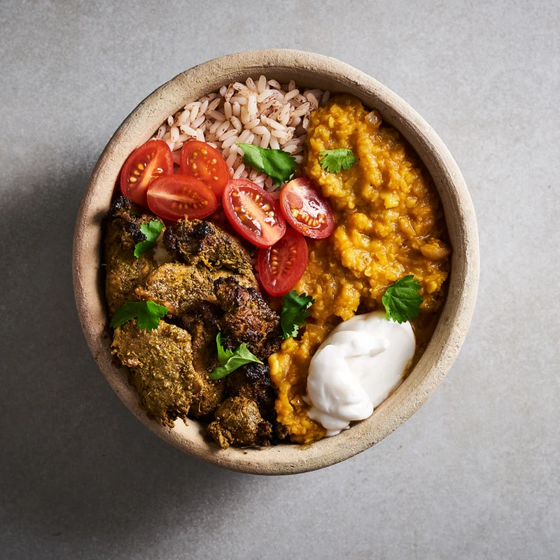Grilled Chicken & Lentils Bowl