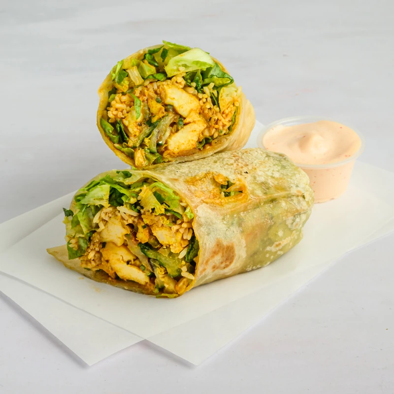Tawa Paneer Tikka Kati Roll