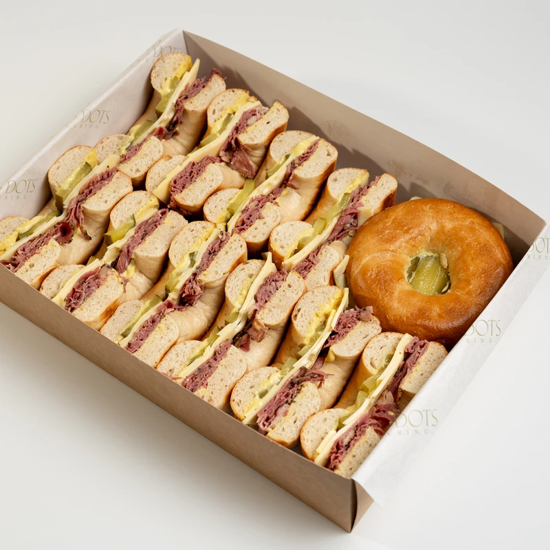 Pastrami, Pickles & Mustard Mayo Bagel