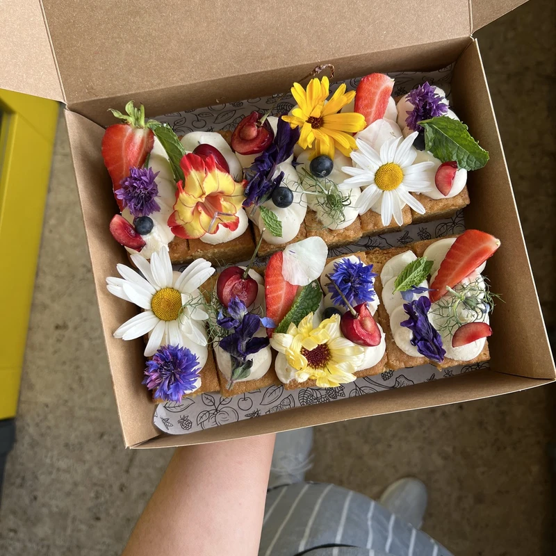Rainbow Little Cakes - Box of 12