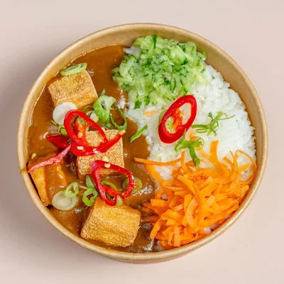 Tofu Katsu Curry (ve)
