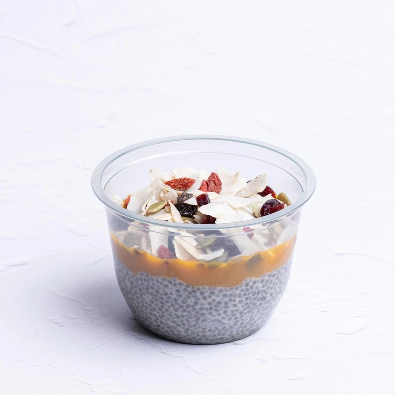 Coconut Chia& Mango Breakfast Pot (vegan)